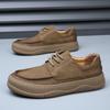 Summer hollow men's shoes leather breathable retro business casual leather shoes men's trend versatile hole shoes