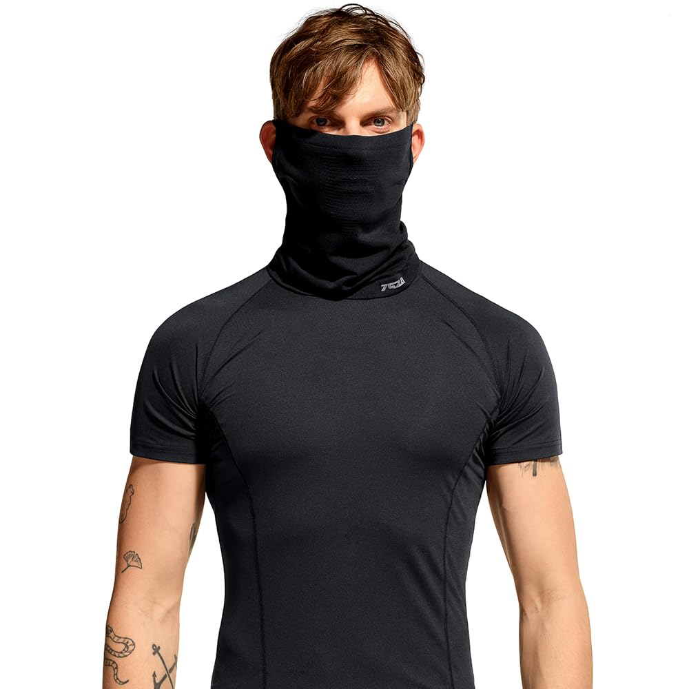 

Tesla Прохладная маска для лица с охлаждением шеи от УФ-лучей для защиты на открытом воздухе, Защита, Материал, Дышащая, Влагоотводящая, Быстросохнущая, Унисекс, Использование, чёрный