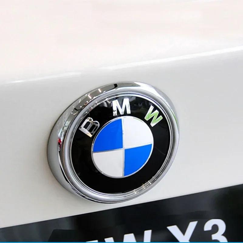 3D ABS Chrome Rear Badge For BMW Logo X6 E71 F16 X3 F25 X5 E70 F15 X4 F26 Rear Trunk Emblem Badge Decorative Fittings