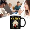 F-Caw-F Funny Chicken Coffee Cup Ceramic Breakfast Cup Novelty Rooster Coffee Mugs For Women Men Home Work Birthday Party