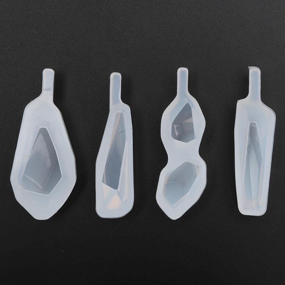 2 Sets Silicone Gel Resin Casting Molds DIY Craft Jewelry Pendant Making Mold