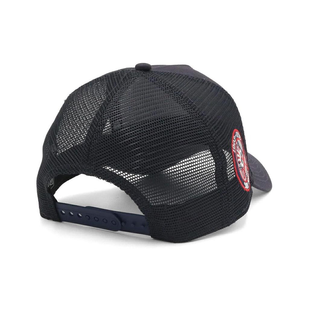 New Era Mesh Cap with MLB Side NY Free Size SL and NEYYAN NER36C9187 9FORTYA-Frame Patch, Navy, 940AFTR, SP, NVY, 14388606,