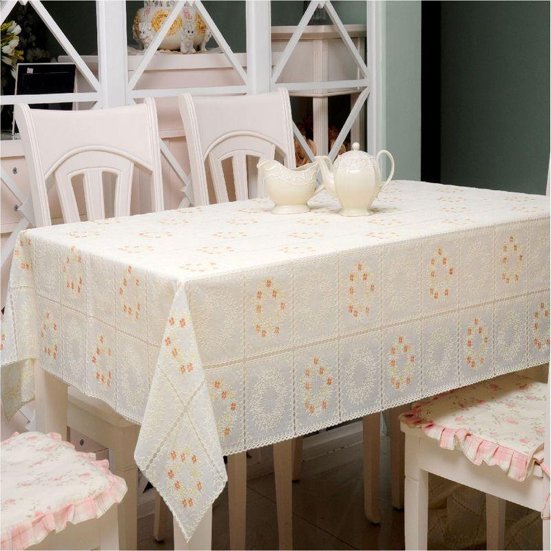 

ПВХ Пластиковая Скатерть Водонепроницаемая и Маслостойкая и Термостойкая Не требующая стирки Европейская Прямоугольная Скатерть для Чайного Столика Пасторальная Тканевая Скатерть Ручной Работы 003 M Brown 60*60cm * 2 pieces