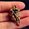 Heavy Duty 250kg Load Bearing Brass Frogs Charm For Survival Gear And Stylish Everyday Carry