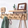 Wall Mounted Coat Racks with Storage Rack Multifunctional Clothing Organizers Hanger Hooks Portable Living Room Clothes Hangers