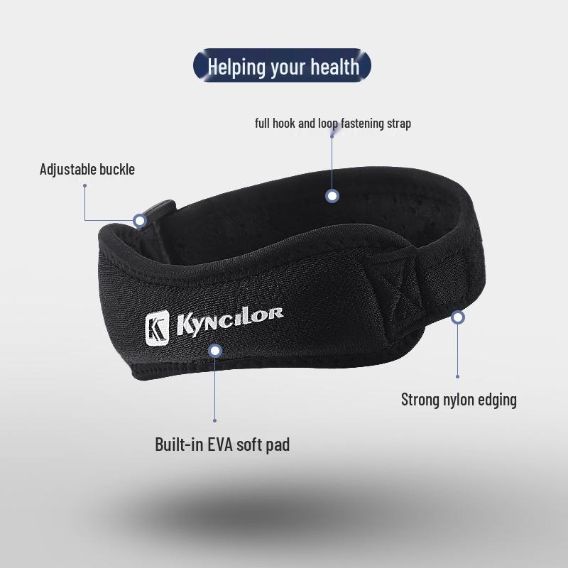 Unisex Sports Compression Knee Pads: Shock-Absorbing Patellar Support for Running, Basketball, and Fitness.
