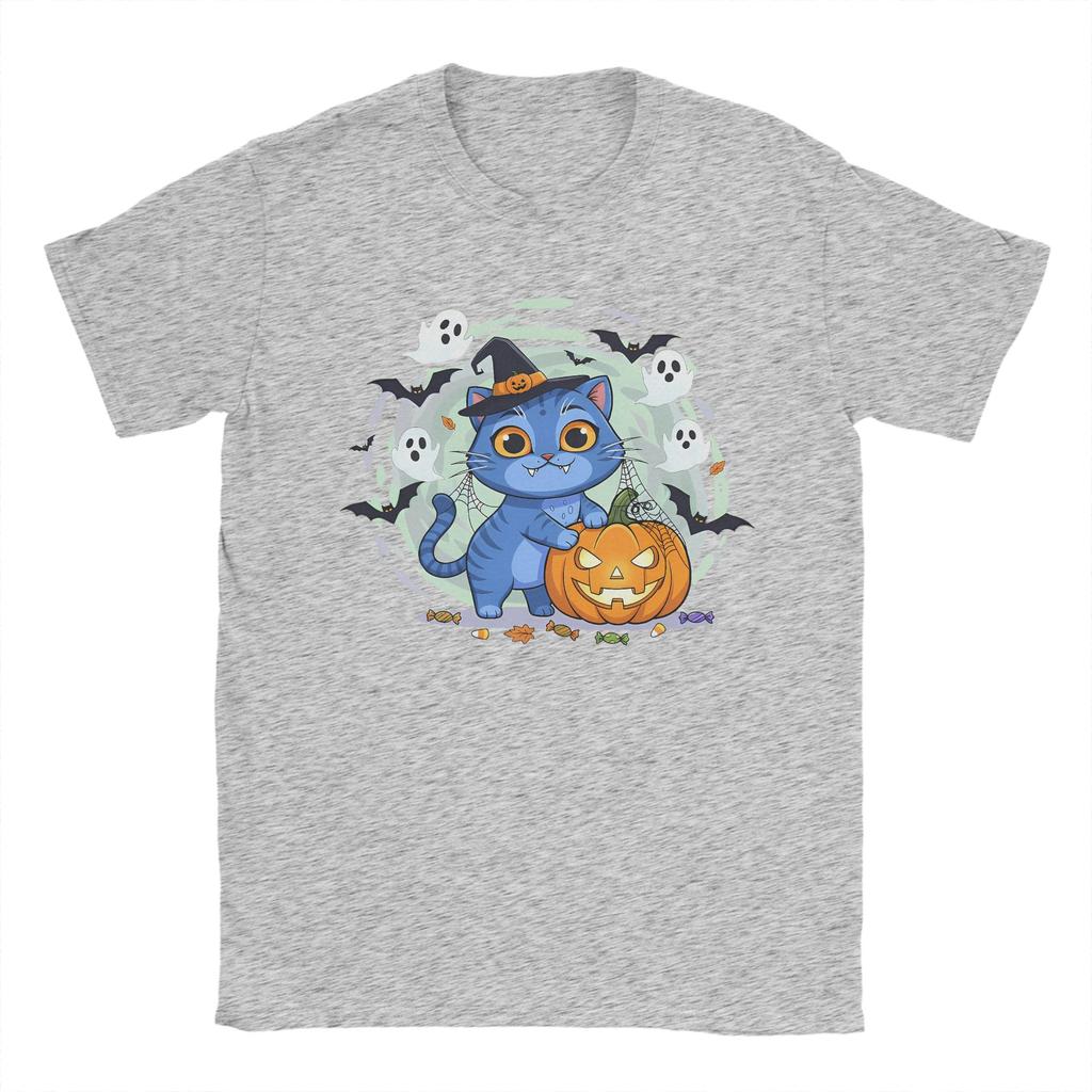 Spooky Derpy Tiger Halloween Demon Hunters T-Shirt Beach Popular T-Shirts Man Cotton Round Neck Plus Size Tees Street Style Tops