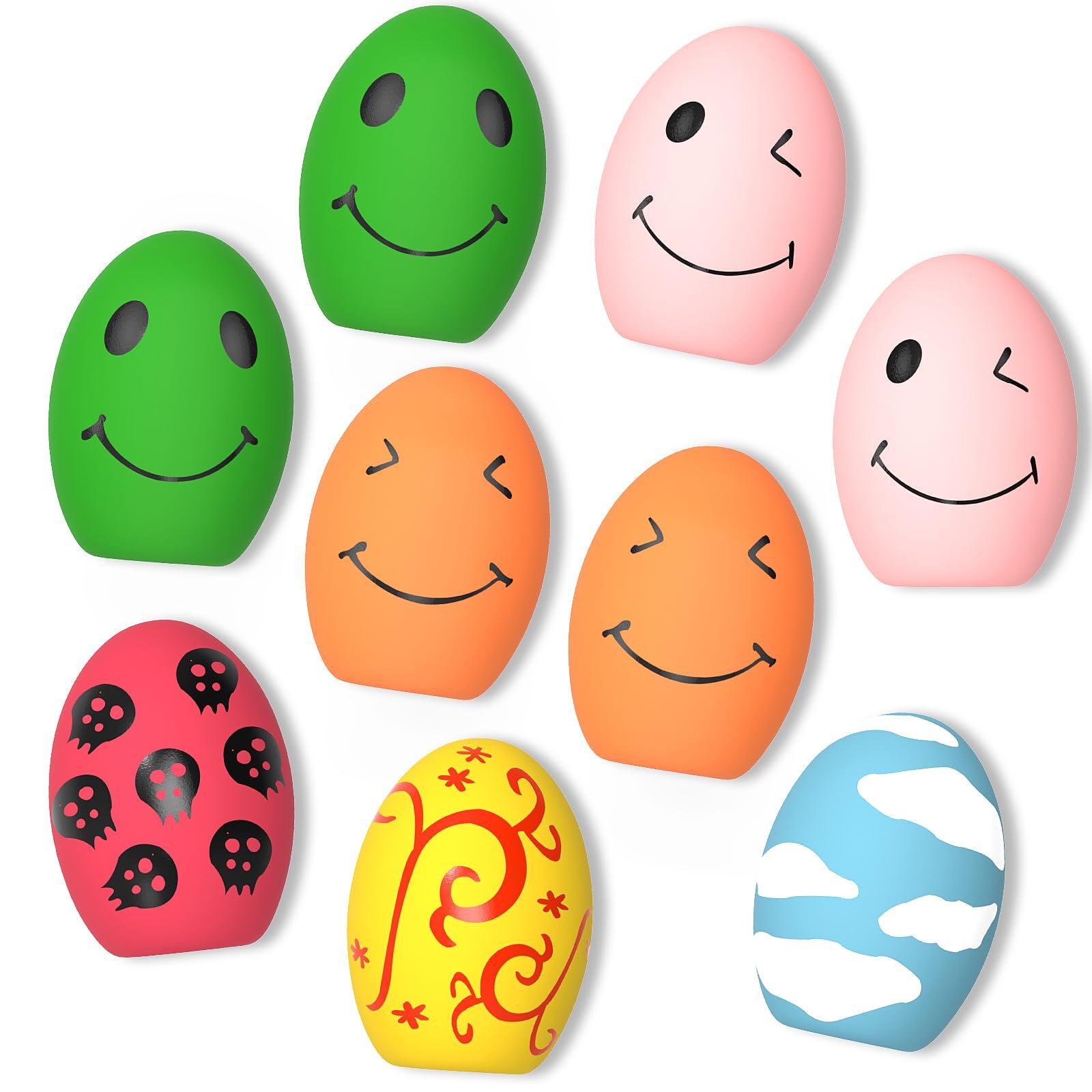 

SCHITEC Игрушки для собак со звуками Жевательный мяч Стресс Нехватка яйца Подходит для щенков и маленьких собак [Набор из 9 штук] Игрушки, Игрушки, Облегчение, Упражнения, Форма,