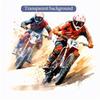 Motocross Watercolor Dirt Bike Rider Wall Stickers Living Room Sofa Background Decoration Wallpaper For Home Decor Boy Room Art Decals Sticker M1495