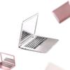 High Quality Mini Makeup Mirror Notebook Macbook Silver White Cosmetic Mirror New Design Portable Makeup Mirror Compact Mirror