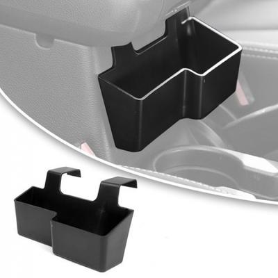 Black Front Center Console Armrest Storage Box Tray For Jeep Wrangler JK 2011-17