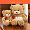 Cartoon Rose Bear Plush Toy With Soft Pp Cotton For Girl Friendship Gift