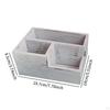 Desk Organizer Wood Pen Holder Portable Compartments Desktop Storage Remote Control for