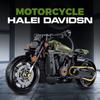 Harley Motocykl Technika Sportster Klocki Speed Champion Vintage Rejs Fajny Przygoda Motocykl Model Zabawka dla Dzieci Prezenty