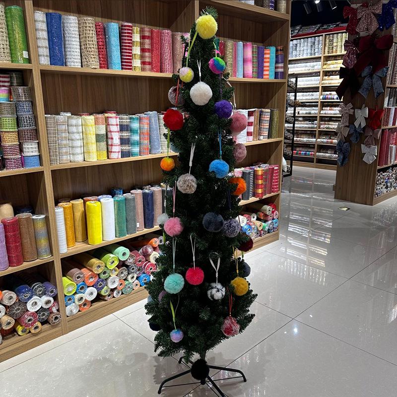 

2025 Plush Christmas Bauble Decorations for Tree Ornaments Plush