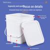 ZISIZ Square Food-Grade Plastic Bucket