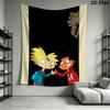 Hey Arnold Wall Tapestry Aesthetic Wall Hanging Printed Fabric Blanket Decorative Tapestries for Bedroom Living Room Home Decor