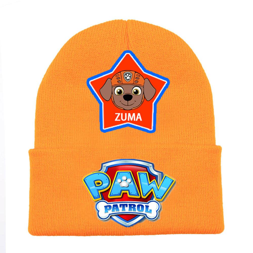 Paw Patrol Knit Beanie Acrylic Warm Windproof Winter Hat For Kids Cartoon Character Fans