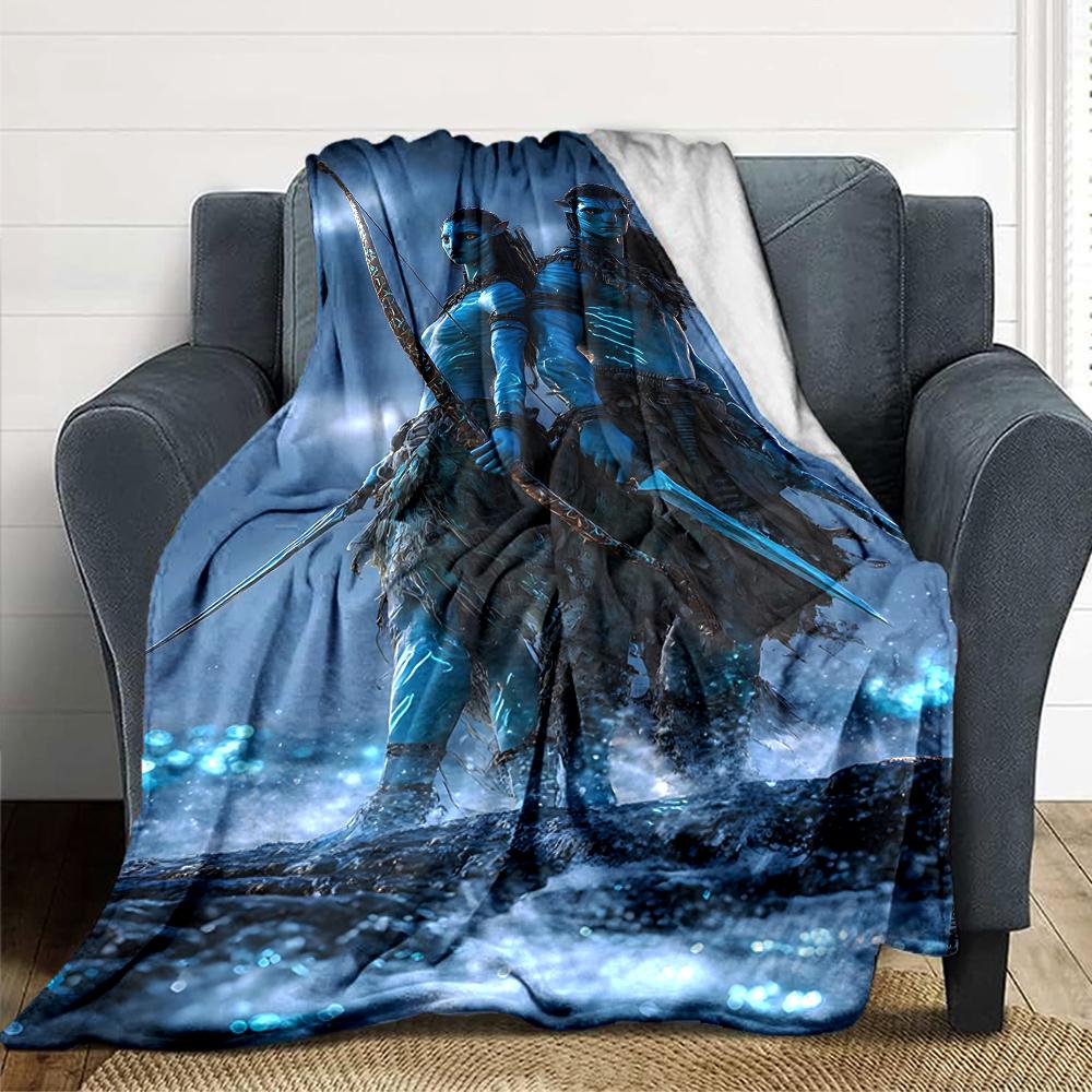 1Pc Avatar'S Ethereal Journey Blanket For Couch Bed Plush Cozy Fuzzy Blanket Super Soft Warm Blankets For Fall And Winter 0918278