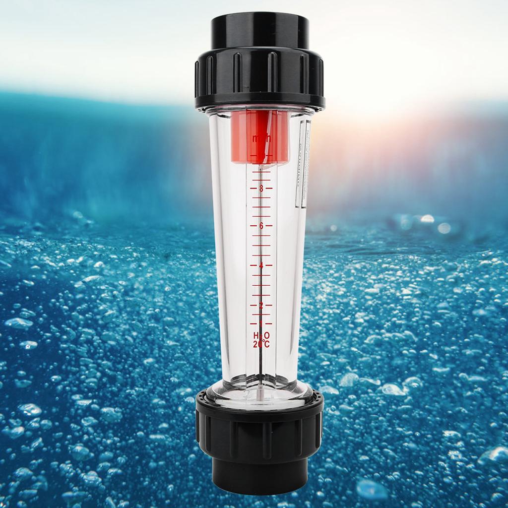 LZS-50 (D) Plastic Tube Type Liquid Flowmeter High Accurate Wate Flowmeter 1-10m³/H Range