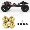 RCGOFOLLOW 4piece Brass Strong Wheel Hex Mount For 1/18 Adapter HOBBYPLUS 1810178 RC Car Part RC Car Accessories