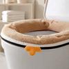 Skin-Friendly Plush Toilet Seat Thick Warm Toilet Seat Cushion Toilet Seat Cover  All Seasons