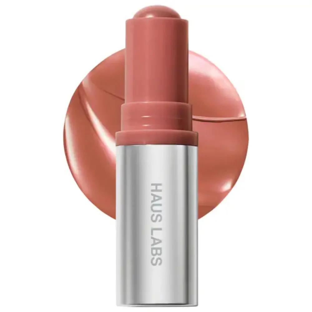 HAUS LABS Color Fuse Glassy Lip Cheek Blush Balm Stick 5g Glossy Ginger