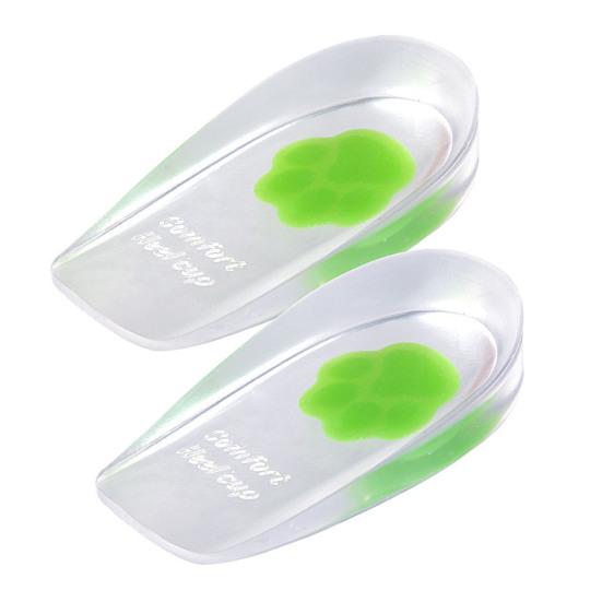1 Pair Heel Pads Super Soft Wear Resistant Shock Absorption Comfortable Shoe Wedge Inserts Gel Heel Cups