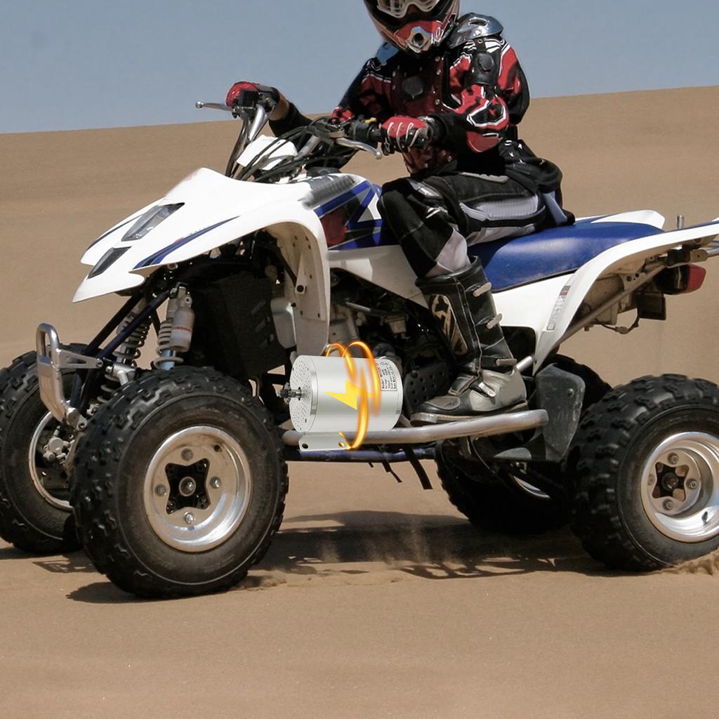 High-Performance 48V 2000W Brushless Gear Motor Kit, 4300 RPM With Motor & Controller & Drive Chain, For Electric Scooter Bike