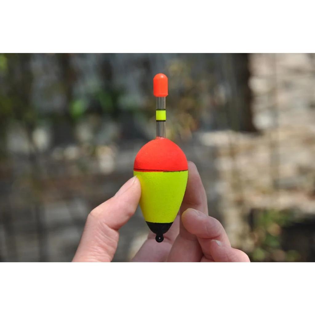 6Pcs/lot EVA Fishing Floats for Sea Fishing Bobber Large Belly Floating for Effective Bobbing Striking Rock Fishing Light Stick 260319