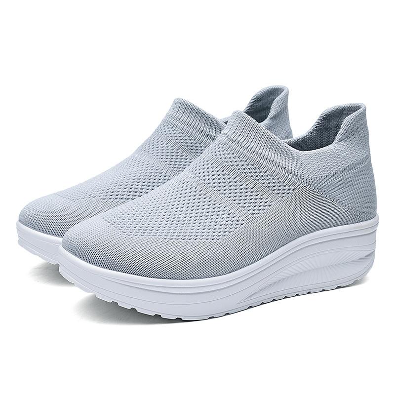 Socks shoes women's fly-woven sneakers overshoes rocking shoes casual shoes generation