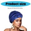 Muslims Headscarf Hat  Breathable Head Wrap Hat Elegant Daily Wear Solid Hat for Muslims Women and Men