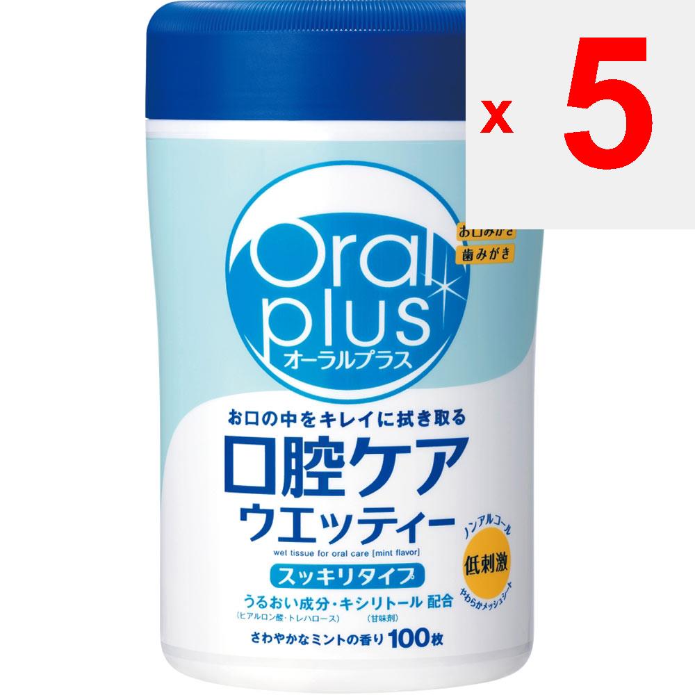 Wako-do Oral Plus Oral Care Wetties 100sheets Wet Tissue Wet Tissue
