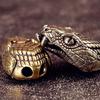 Snake Head Metal Beads for Creative Paracord Projects and Fashionable Jewelry Large Hole Charm