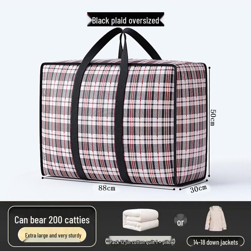 Waterproof Woven Carry-On Storage Bag for Clothes and Quilts