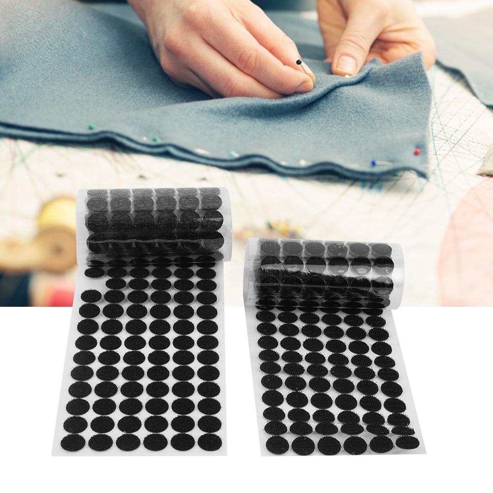 300 Pairs Dots Sticker Hook And Sticker Round Strong Self Adhesive Fastener Tape