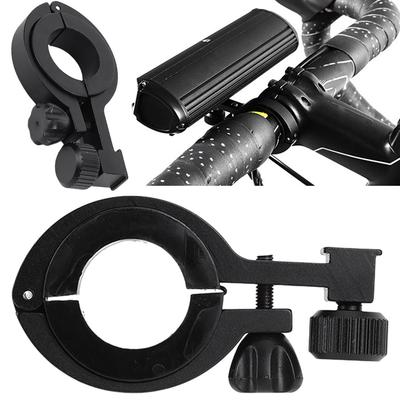 Support de Lumière de Vélo Alliage d'Aluminium Support Avant de Lumière de Vélo Léger Support de Montage de Lumière de Vélo Portable pour le Cyclisme