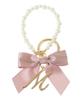Maison De Fleur Initial Ribbon Pearl Medium Charm, Women's, 08000561100,