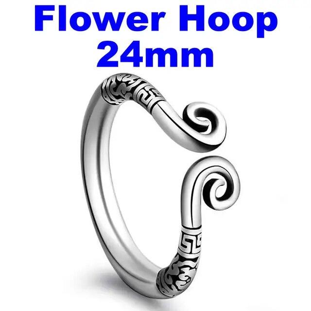 Stainless Steel Snake-Shaped Penis Cock Ring Delayed Ejaculation Erection Ring Semen Locking Rings Glans Massage Sex Toy for Men