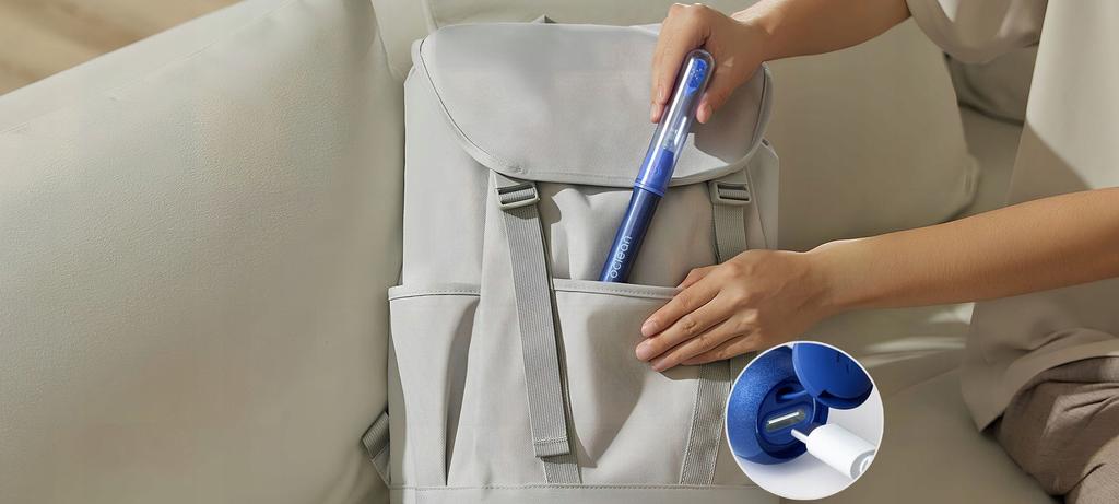 Szczoteczka Elektryczna Oclean Ease Pomarańczowa Z Pokrywką 2W1 66 000 Ruchów