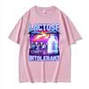 Lactose Intolerant Meme Graphic TShirt Retro Milk 90s Funny Humor T Shirts Unisex Women Casual Cotton Oversized T Shirt Streetwear