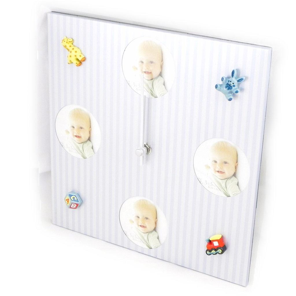 Les Trésors De Lily [I3432] - Pêle-Mêle Uhr 'Mein Engel' blau