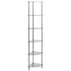 6-tier Shelf 30x30x160 Cm Tempered Glass