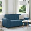 2 Seater Sofa Blue 180 X 78 X 84 Cm Velvet