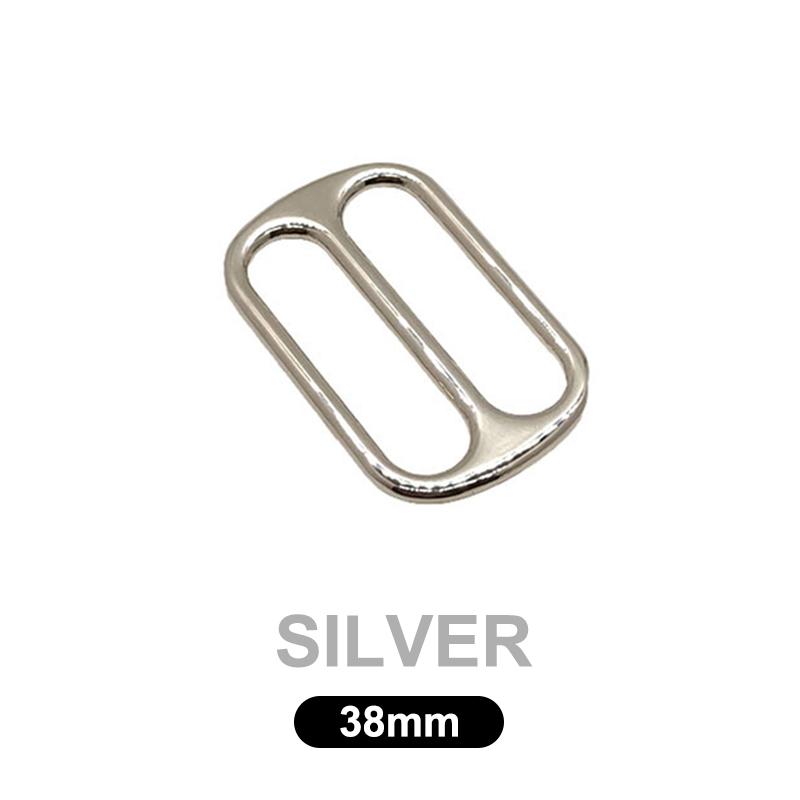 Metal Three Glide Slide Buckle 1Pcs Wear Resistant for DIY Leather Craft Gift Bag Strap Belt Decorative Webbing