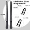 A95D-11Pcs Ring Sizer Measuring Tool, With Ring Mandrel Circle Jewelers Hammer And Polishing Tools For Jewelry Making Crafts