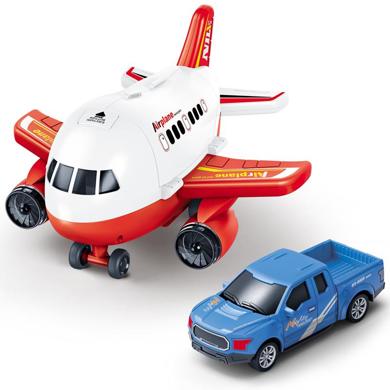 

Pressing Of Simulation Launching Orbiting Aircraft Sliding Storage Toy Car красный