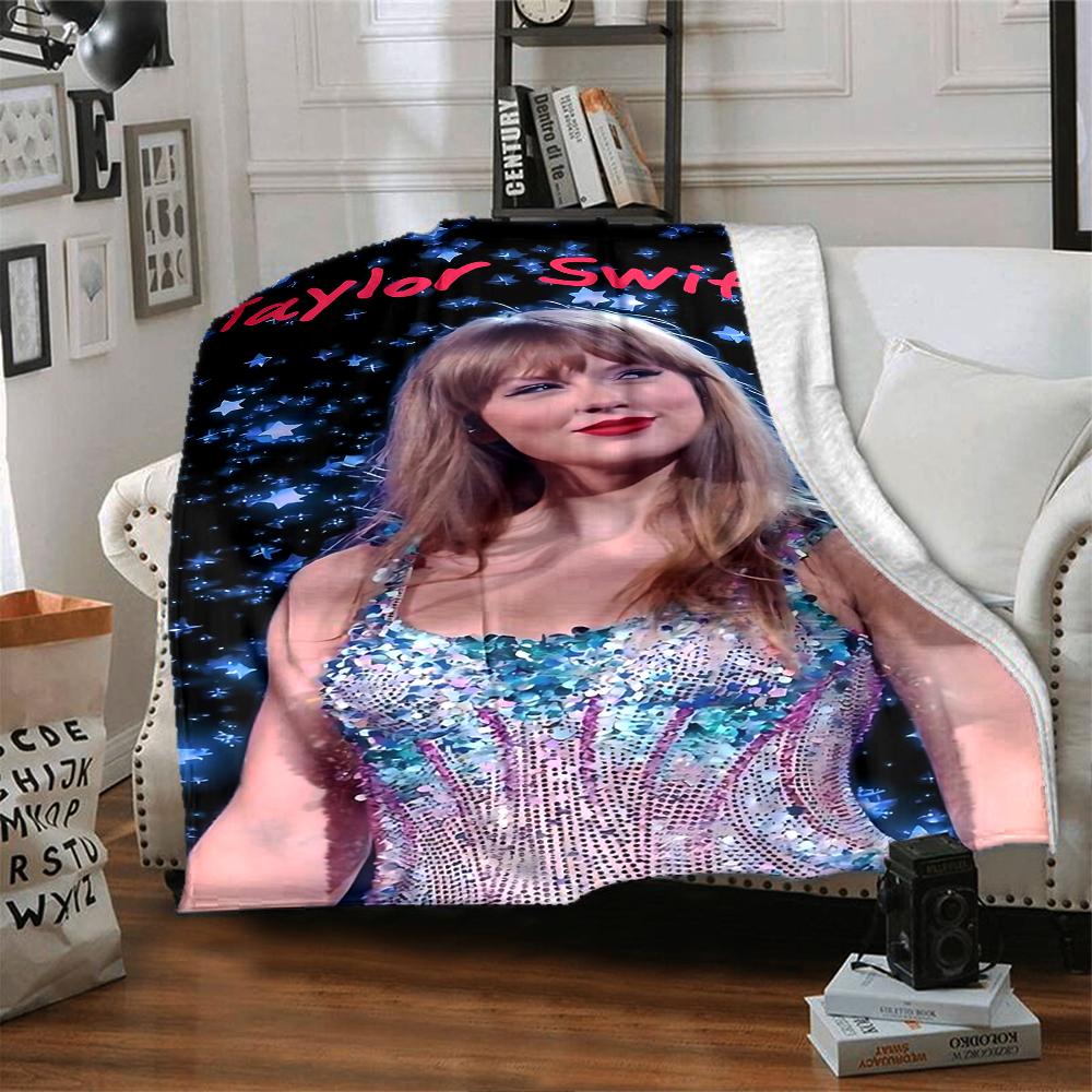 Taylor Swift Performance Blanket Soft Throw Blanket For Home Bedroom Bed Sofa Travel Office Solid Christmas Blanket