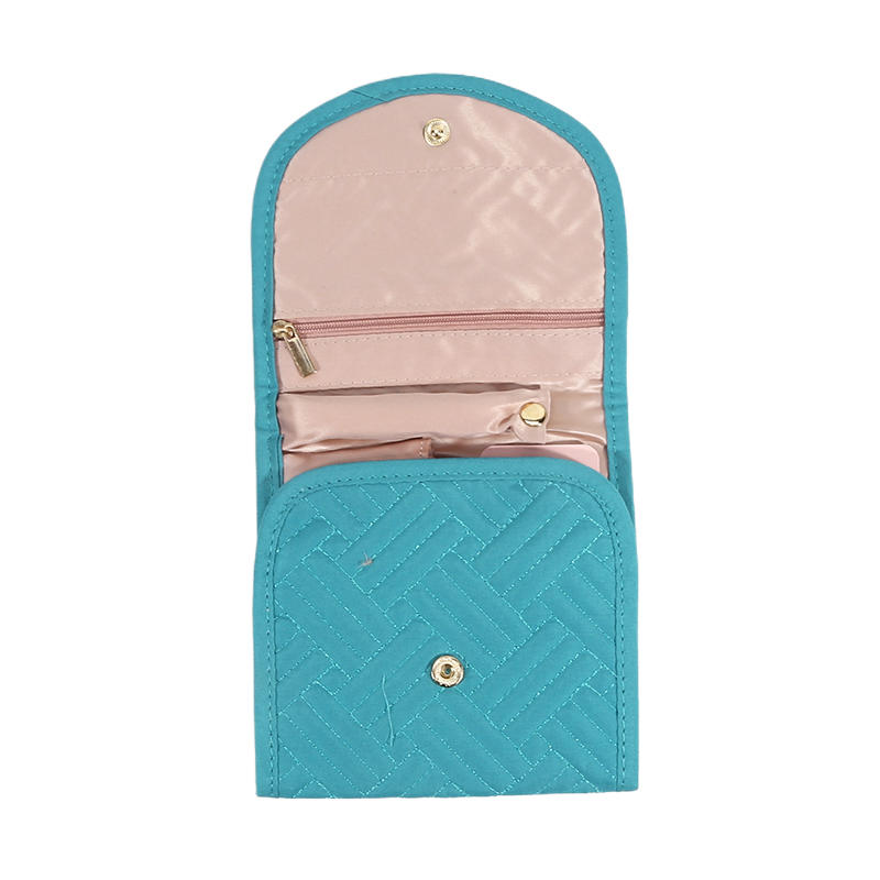 

Roll Up Jewelry Travel Organizer Bag Portable Small Leather Case for Necklace Earrings Ring Bracelet Fashion Exquisite Gift Box S