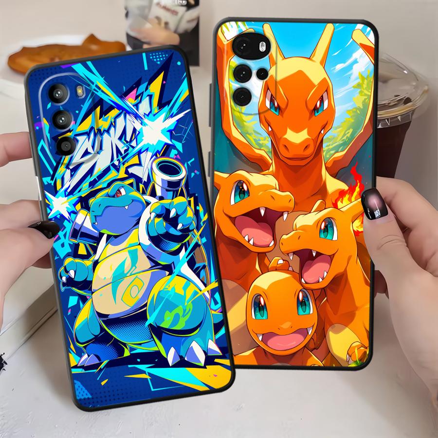 Hot Comic Pokemon Art Phone Cover Case for Motorola Moto Edge 20 Pro 30 Lite G32 G52 G50 G71 G60s G53 G30 G22 Edge40 G51 G73